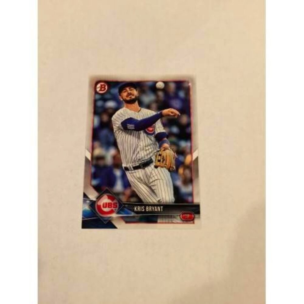 2018 Bowman Prospects KRIS BRYANT CHICAGO CUBS Baseball #100 (031)